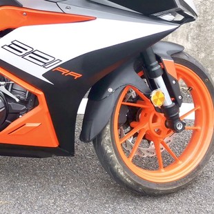 凯越321R街车RR跑车改装件摩托车配件前轮挡泥板加长防水胶适用RR