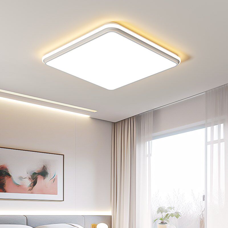 2023新款led吸顶灯客厅灯长方形大灯卧室灯简约现代加亮灯具组合