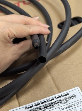 3倍热缩管双壁黑色热收缩套管绝缘加厚热L熔管带胶三倍含胶保护管