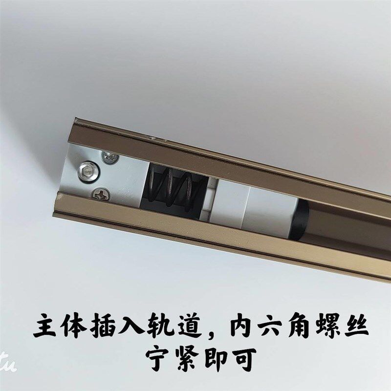 口袋门五金缓冲阻尼反弹器推拉门吊轮移门吊滑导轨 口袋门反弹器