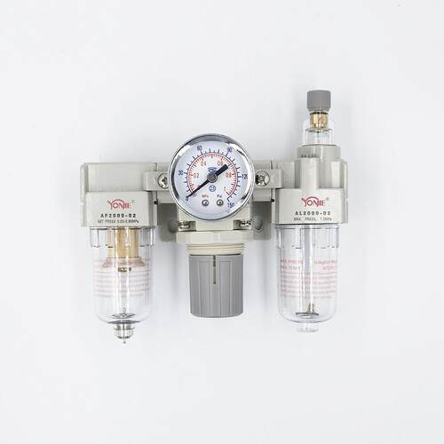 气源处理器SMC型调压过滤器气动三联件AC2000-02白色精品