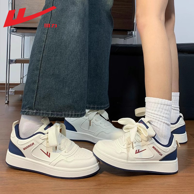 回力女鞋情侣鞋新款秋季百搭厚底美式板鞋子男女休闲小白鞋女Y