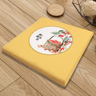 中式 沙发坐垫椅子垫百财好运寓意座垫定制官帽椅圈椅垫子榻榻米垫