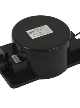 AC12V24V400500W防水环形变压器1000W监控球机喷泉水底地埋景观灯
