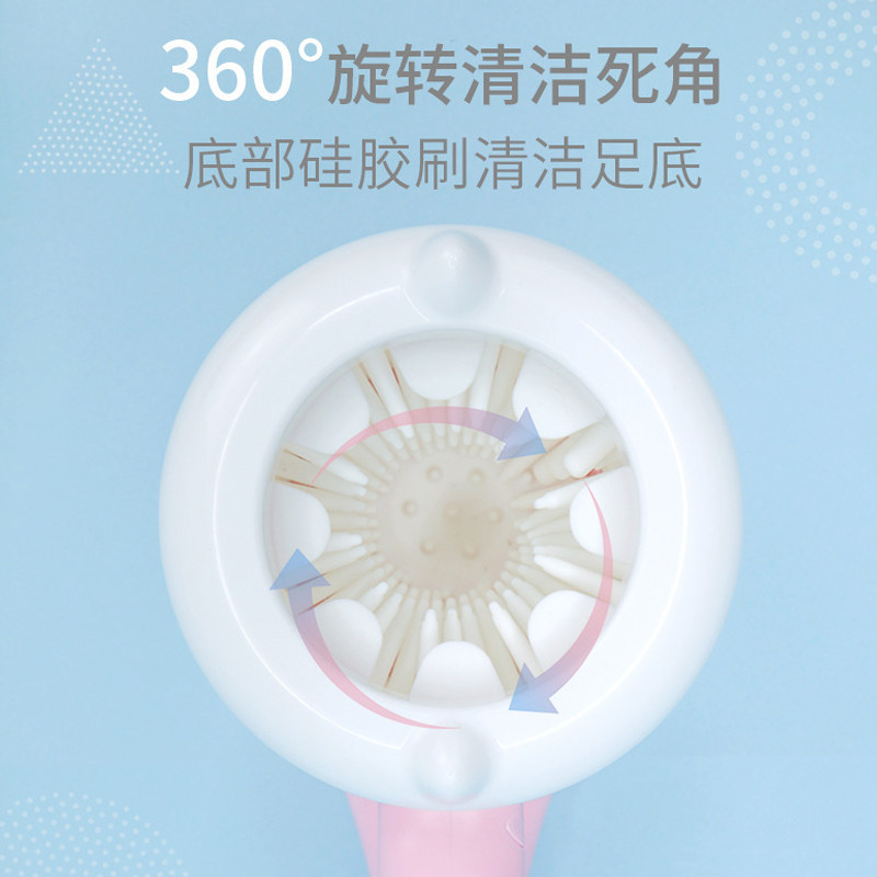 宠物自动洗脚杯狗狗洁足杯v猫咪洗脚器犬用洗爪子清洁用品中小犬