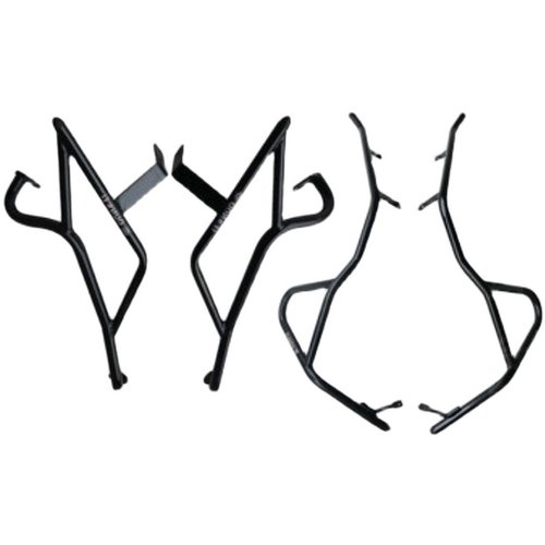 适用铃木优驿UE125T踏板车UY125T前后护杠保护杠围栏保险杠铁改装