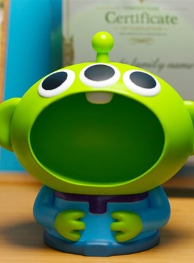 布丁狗入户钥匙收纳树脂摆件卡通玄关客厅茶几杂物整理储物盒