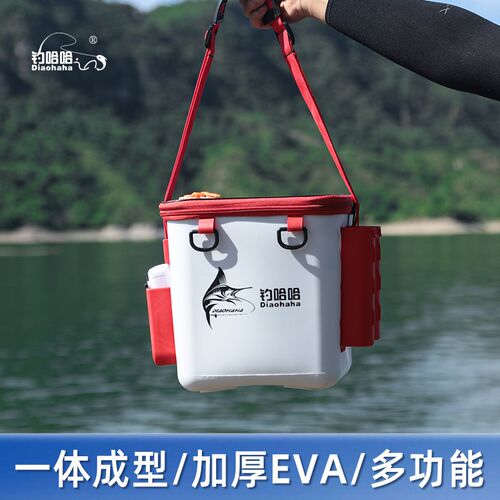 多功能一体成型活鱼桶装鱼桶户外车F载旅行加厚打水桶野钓桶钓鱼