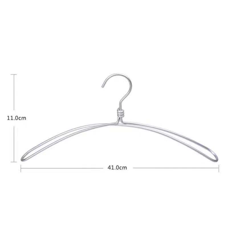 日式!   铝制实心双肩大衣架户外学生挂晾T晒衣架无痕不生锈