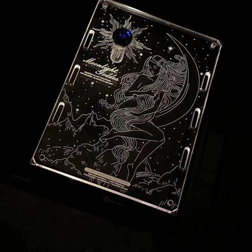 月光女神一单元发光桌板IGT 露营 运动 户外氛围灯板 黑狗GZ 便携