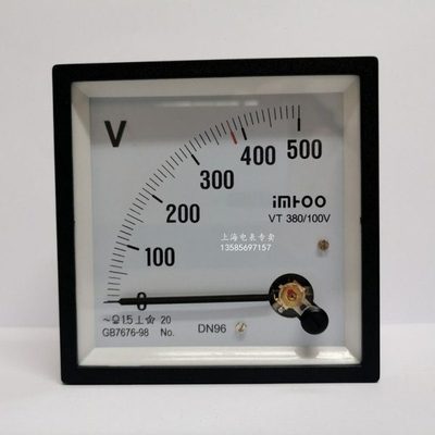 DN96代用横河DN96A20 0-500V  VT380/100V  96*96电压表 安装电表