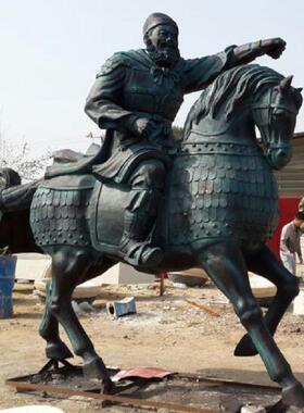 铸铜人物雕塑桃园结义人物铜雕广场公园仿古景观美陈大型金属摆件