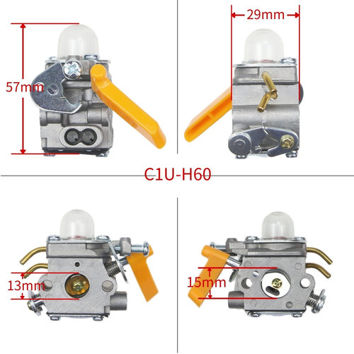 C1U-H60 25cc 26cc 30cc Ryobi RY28100 化油器08054003 RY26500