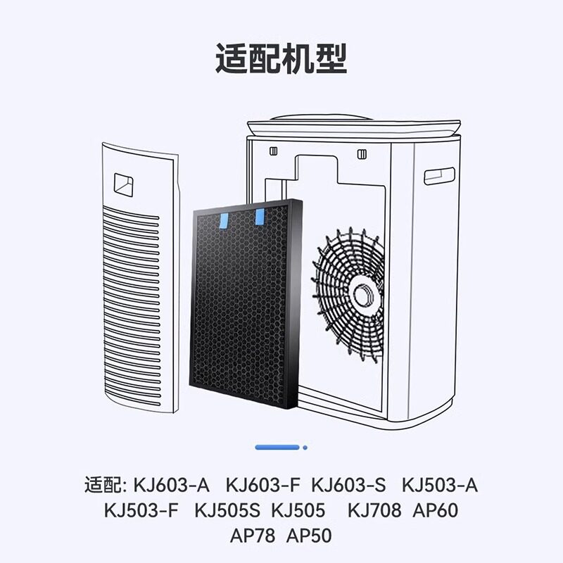 徽曦适配莱克空气净化器滤网KJ503A/F/S/505/603/708/AP50/60/78