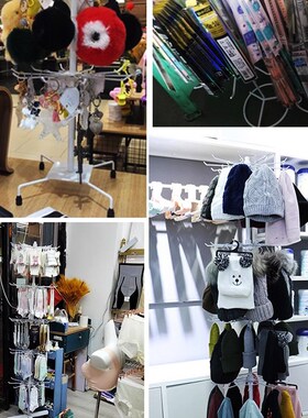 可旋转展示架g首饰展架项链饰品可活动元宵节花灯摆摊挂灯笼的架
