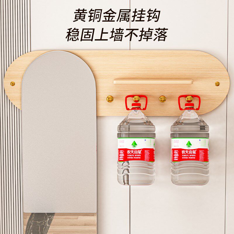 全身镜入户玄关挂镜壁挂家用卧室一体穿衣镜客厅挂墙试衣镜子贴墙