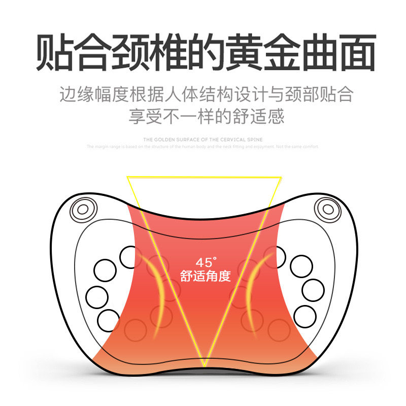 颈椎按摩器电动全身家用多功能肩颈部腿部车载仪充电便携式按摩枕