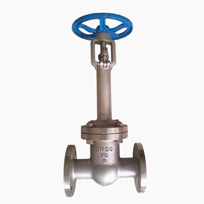 低温闸阀不锈钢锻钢法兰DZ41W焊接硬密封高压双向