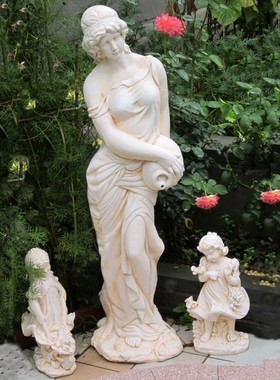欧式人电工艺品家居饰品客厅物女柜橱窗软装摆件乡村小视孩与动物