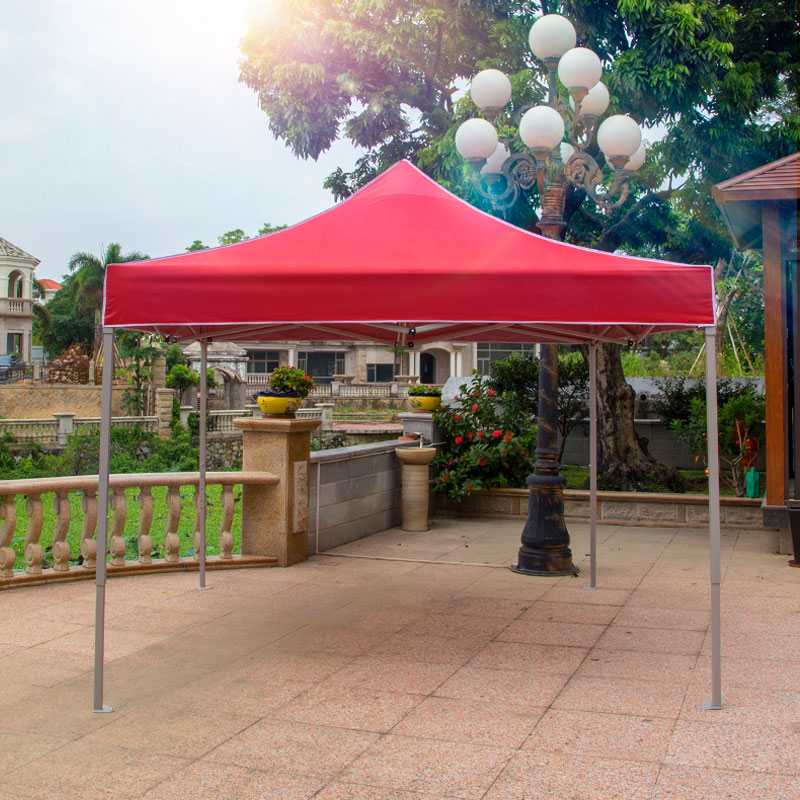 户外隔离广告四脚伞帐篷遮阳棚雨棚摆摊用折叠伸缩式防雨四角大伞