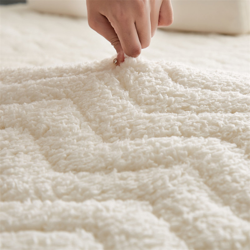 加绒加厚床垫冬季羊羔绒软垫家用双人垫褥被地垫褥子学生宿舍单人