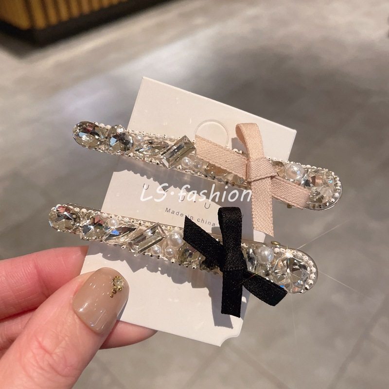 感重工水晶发夹蝴蝶结小发卡时尚刘海夹前额碎发夹边夹发卡,饰品/流行首饰/时尚饰品新,民族风发饰,淘宝优惠券,粉丝福利购,淘宝优惠卷