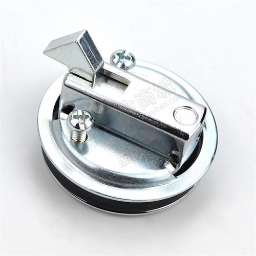 MS739圆头拉手面板锁配电箱电柜D门锁开关控制柜控制柜锁带钥匙锁