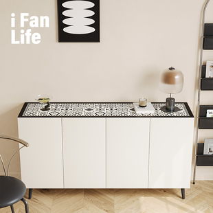 范店洛林皮革入户鞋柜防脏垫餐边柜垫电视柜桌垫复古玄关台面盖布