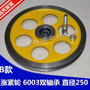 限速器 250 底坑 涨紧装 电梯配件 240 置 6201 电梯涨紧轮