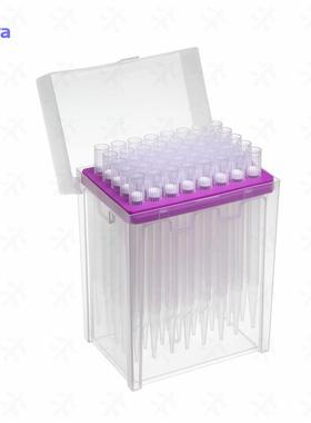 Virya 一次性枪头5ml吸头 大头适配Eppendorf 紫色枪头盒 3219503