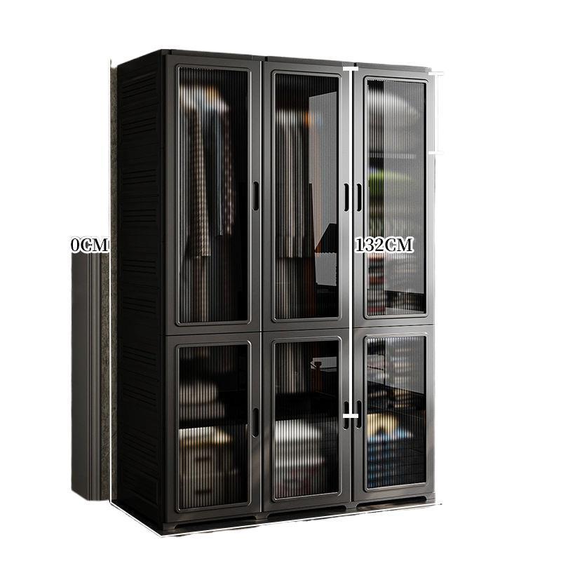 折叠免安装衣柜一体式卧室家用出租房用2025新款简易儿童收纳柜子