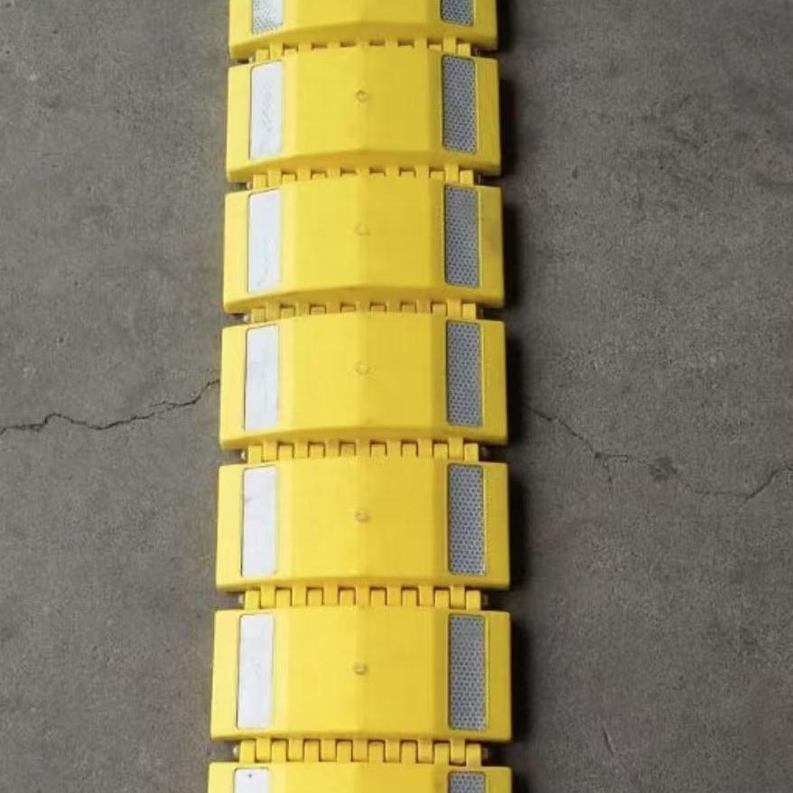 便携式出口型卷式减速带临时工地可移动折叠式减速带可