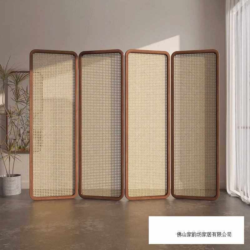 中式屏风隔断客厅卧室遮挡家用进门玄关简约藤编折叠实木移动折屏,鲜花速递/花卉仿真/绿植园艺,其它园艺用品,淘宝优惠券,粉丝福利购,淘宝优惠卷