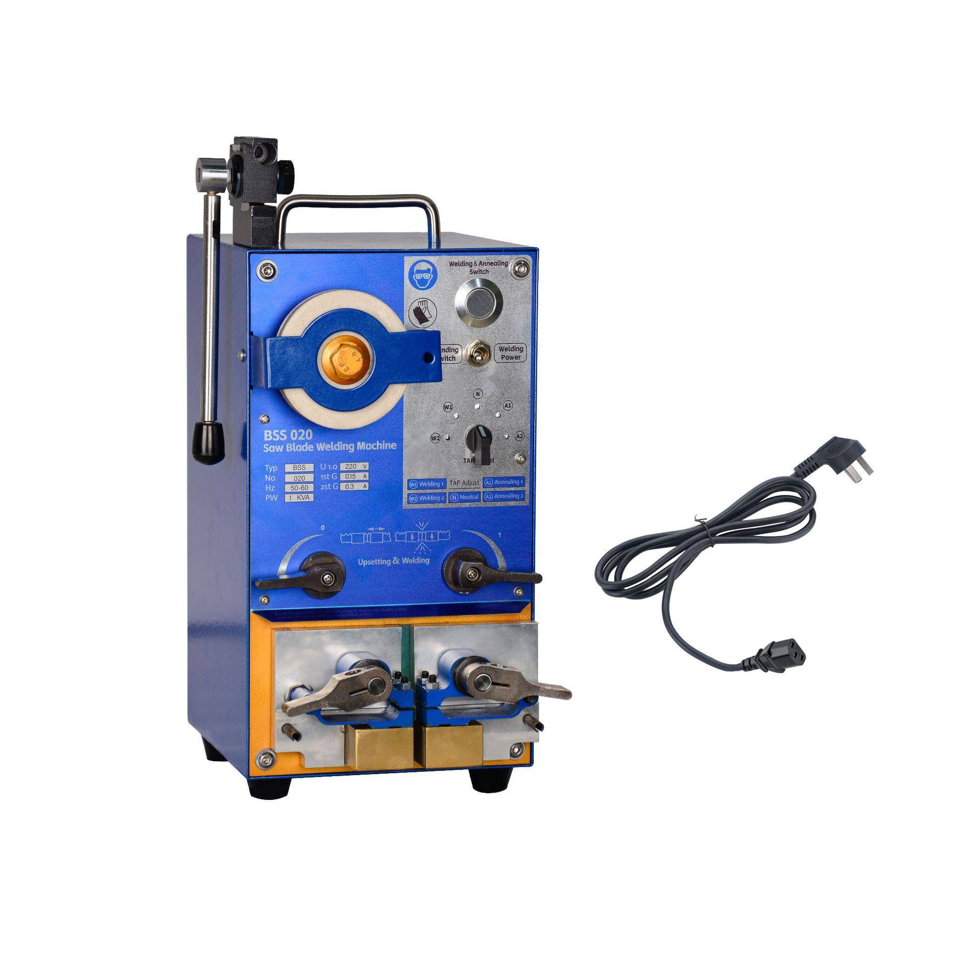 20MM宽带锯条专用BSS对焊机一次成型切断/焊接/回火/打磨四合一