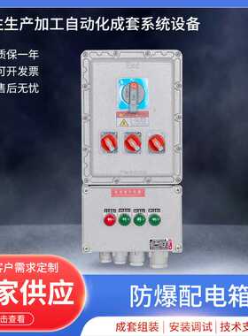 防爆配电箱照明接线箱不锈钢动力控制柜开关控制电源防腐检修箱