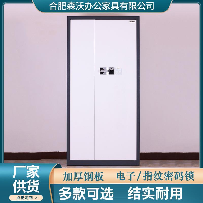 办公室电子指纹锁密码柜 钢制财务资料柜 国宝锁保密文件柜