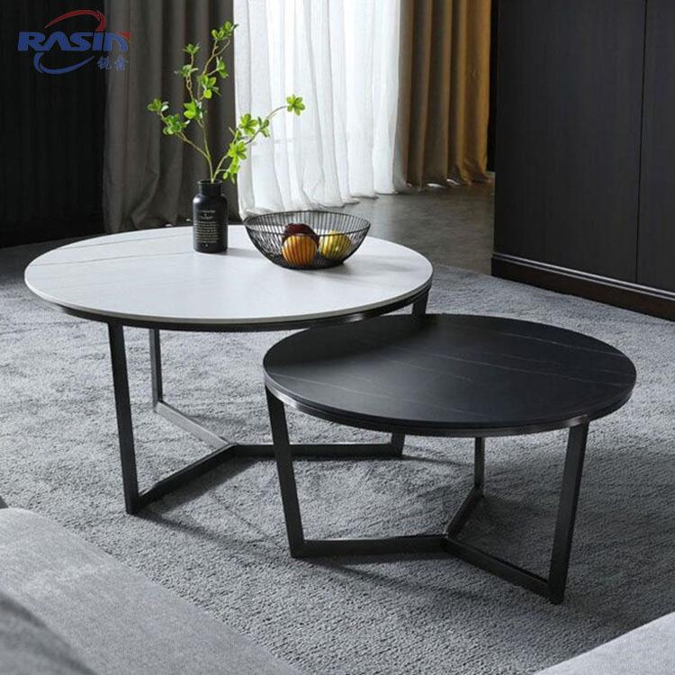 意大利进口岩板茶几角几现代轻奢意式极简中小户型设计师创意家具