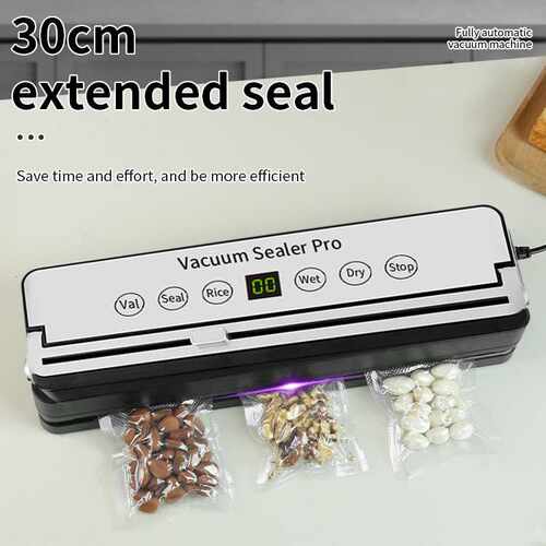 跨境Vacuum Sealer抽真空封口机家用小型真空保鲜密封机可外抽