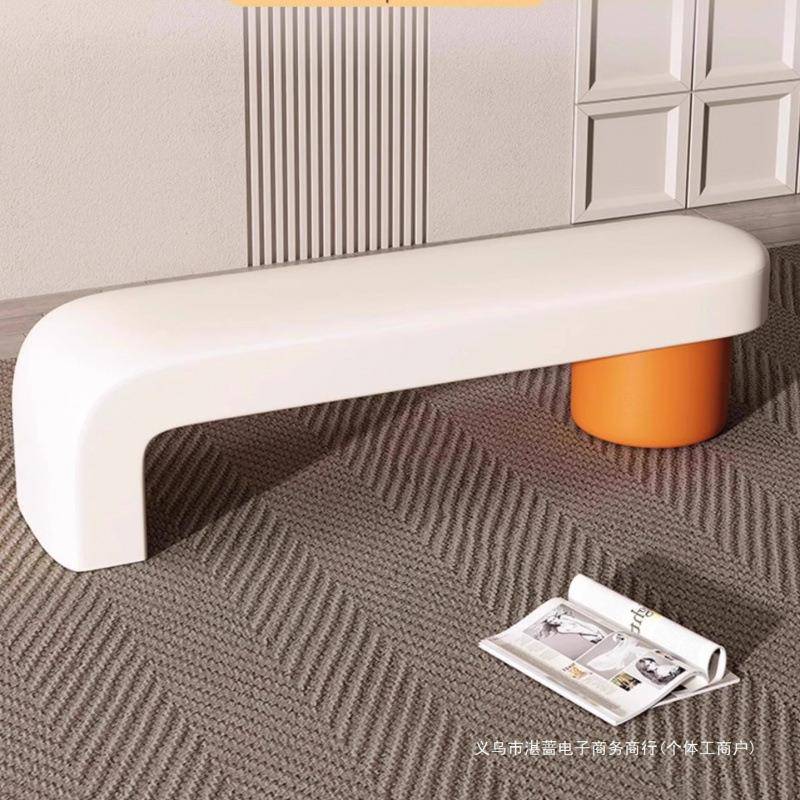 轻奢高级感软包换鞋凳家用客厅玄关门口穿鞋凳休息区长条形沙发凳