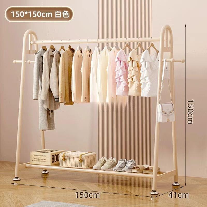 衣架落地卧室家用室内房间晾挂衣架子可移动衣服收纳架简易衣帽架