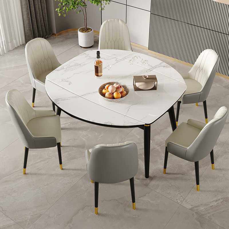 轻奢岩板餐桌椅组合现代简约实木折叠餐桌家用小户型可变伸缩圆桌,鲜花速递/花卉仿真/绿植园艺,其它园艺用品,淘宝优惠券,粉丝福利购,淘宝优惠卷