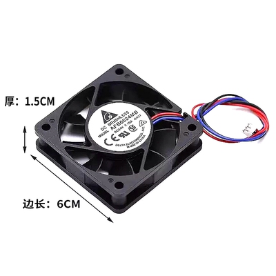 AFB0624MB 台达 6015 6cm 24V 0.10A 变频器安川五系驱动器风扇