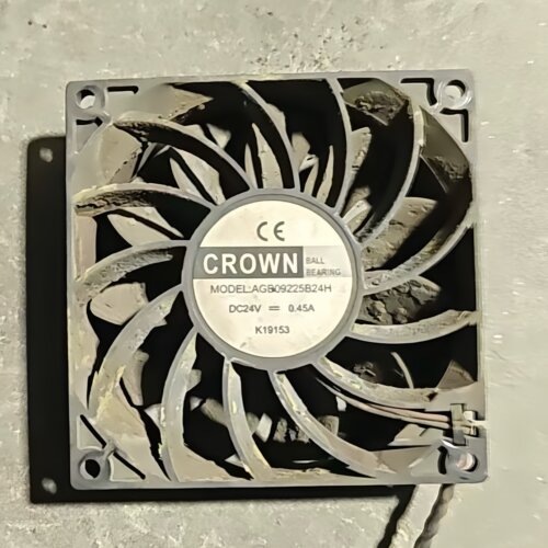 全新CROWN AGB09225B24H 24V 0.45A 9CM变频器散热风扇