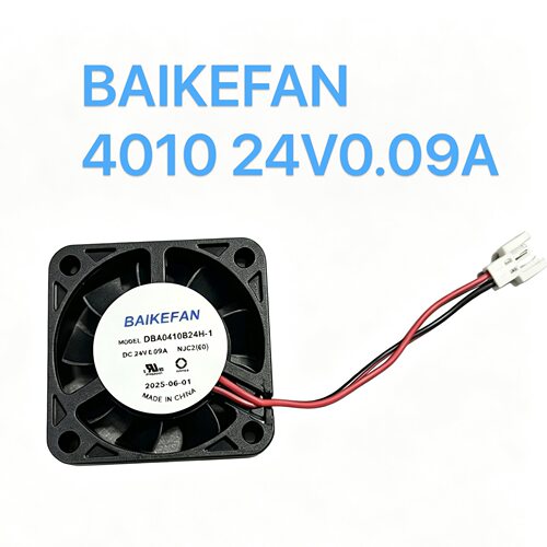 全新BAIKEFAN DBA04010B24H-1 DC24V 0.09A 4CM变频器散热风扇