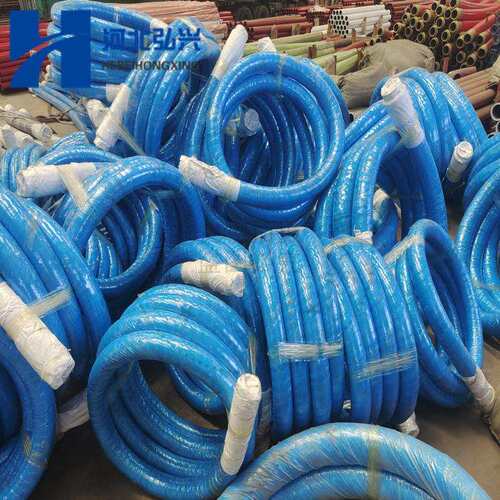 铁建湿喷机末端加强耐磨软管 DN80*6米耐磨软管 砂浆泵软管