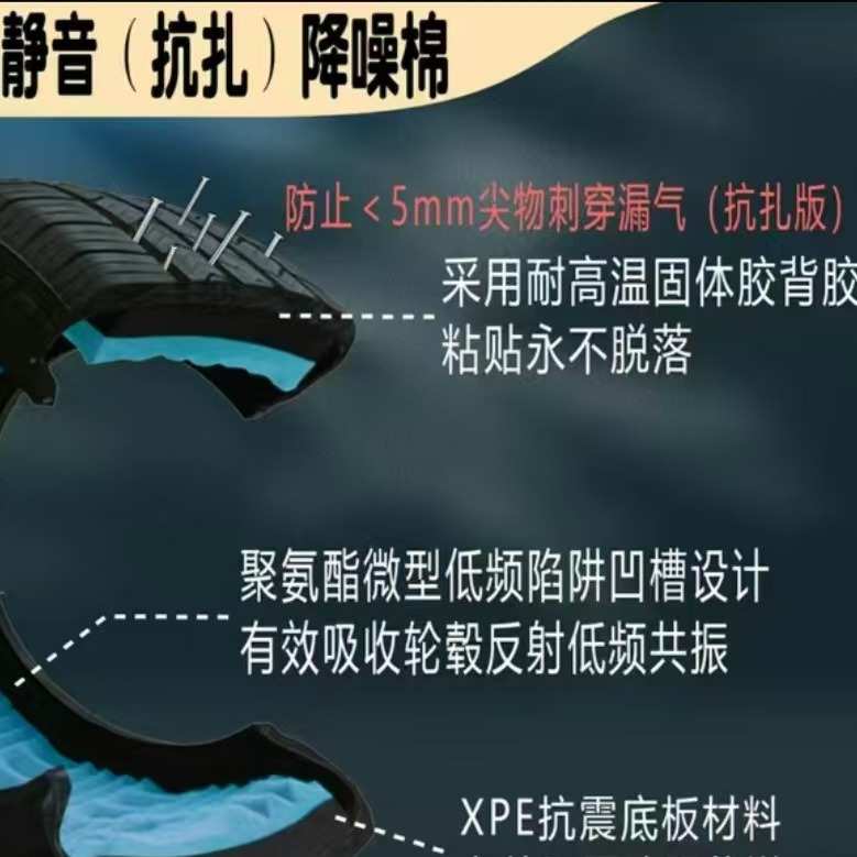 17-20寸静音棉康佩森195205215/171819静音新能源汽车绿色轿车轮