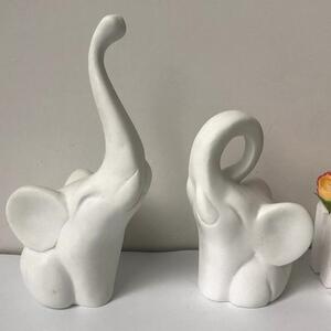 树脂工艺品情侣象摆件客厅书房饰品简约北欧装饰家居手工