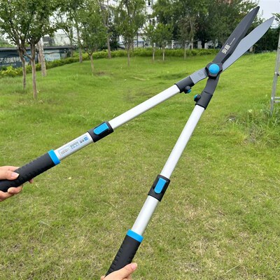 安藤伸缩工具刃篱剪草坪修剪采绿树修剪枝伸缩长绿家用茶篱整篱剪
