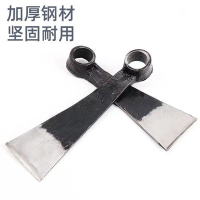 锻打汽车连杆加厚农用锄头除草刨树根树坑挖笋锰钢锰钢锄头新款
