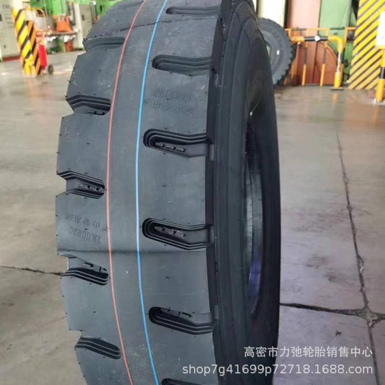 防爆胎现货1200r20钢丝胎矿山花纹自卸车轮胎防扎重载1200R20